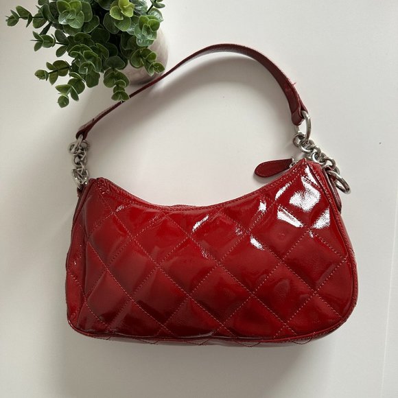 Jones NY - Vintage Patent Leather Shoulder Bag - Picture 3 of 10